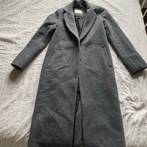 OAK + FORT Longline Wool Blend Coat